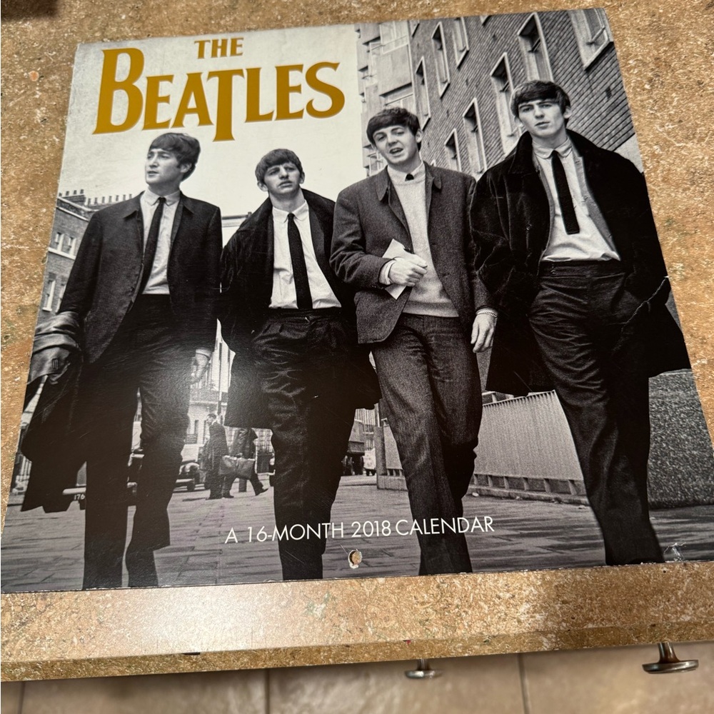 The Beatles 16-Month 2018 Calendar